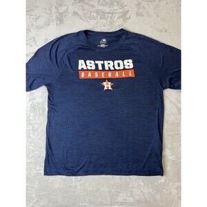 Houston Astros MLB Baseball Tee Shirt XL Blue Genuine Merchandise